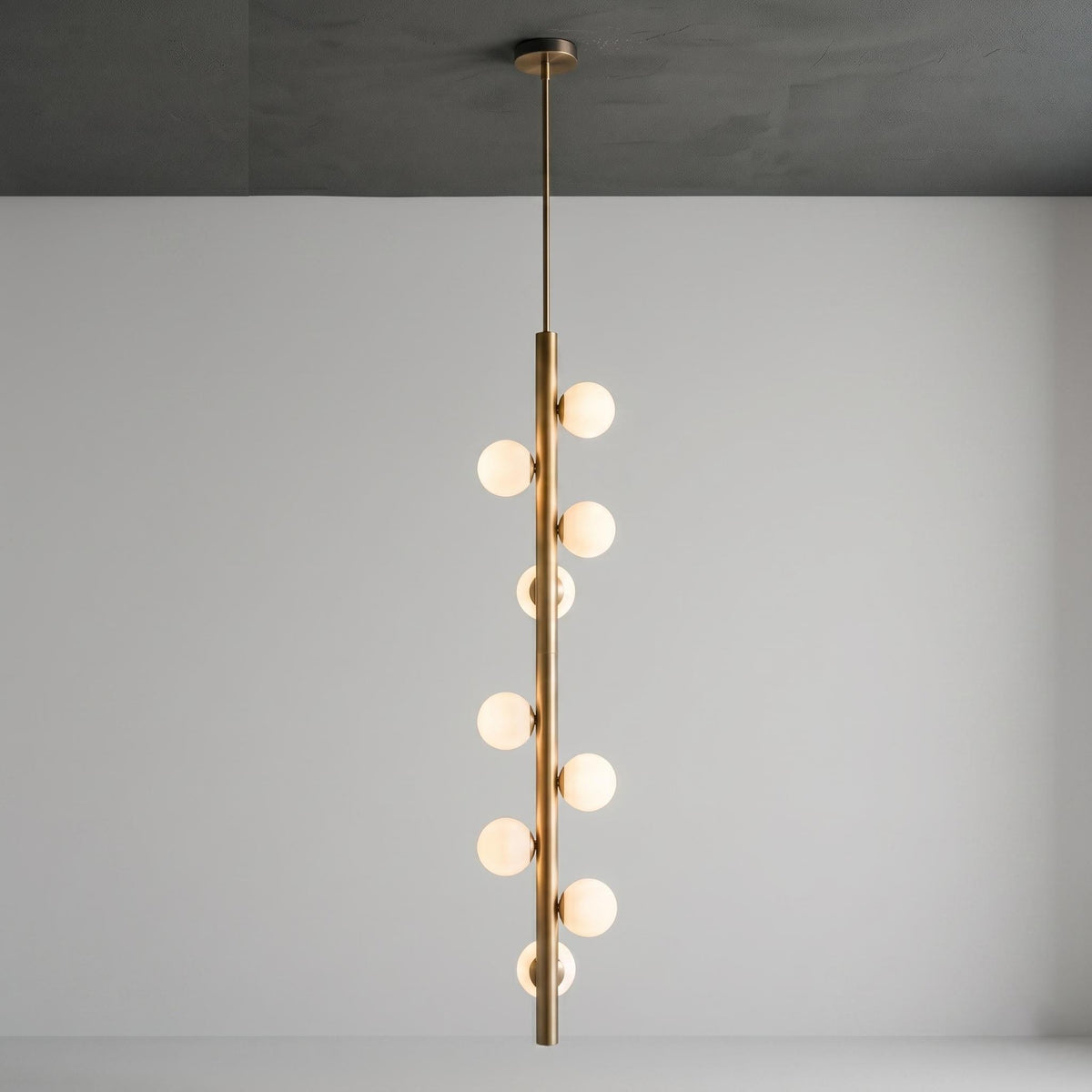 Luxury Brass Globe Chandelier