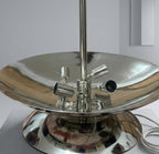 Modern Brass Tiered Chandelier