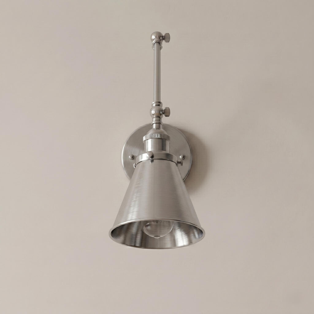 Handmade Solid Brass Swing Arm Wall Lamp