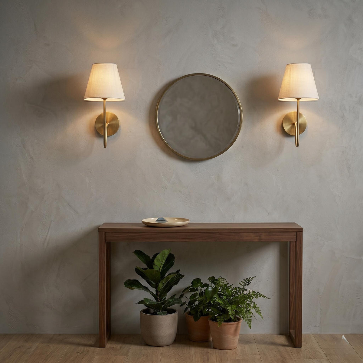 Modern Brass Wall Sconce