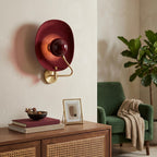 Brass Halo Sconce