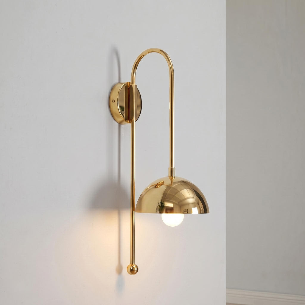 Modern Brass Wall Sconce