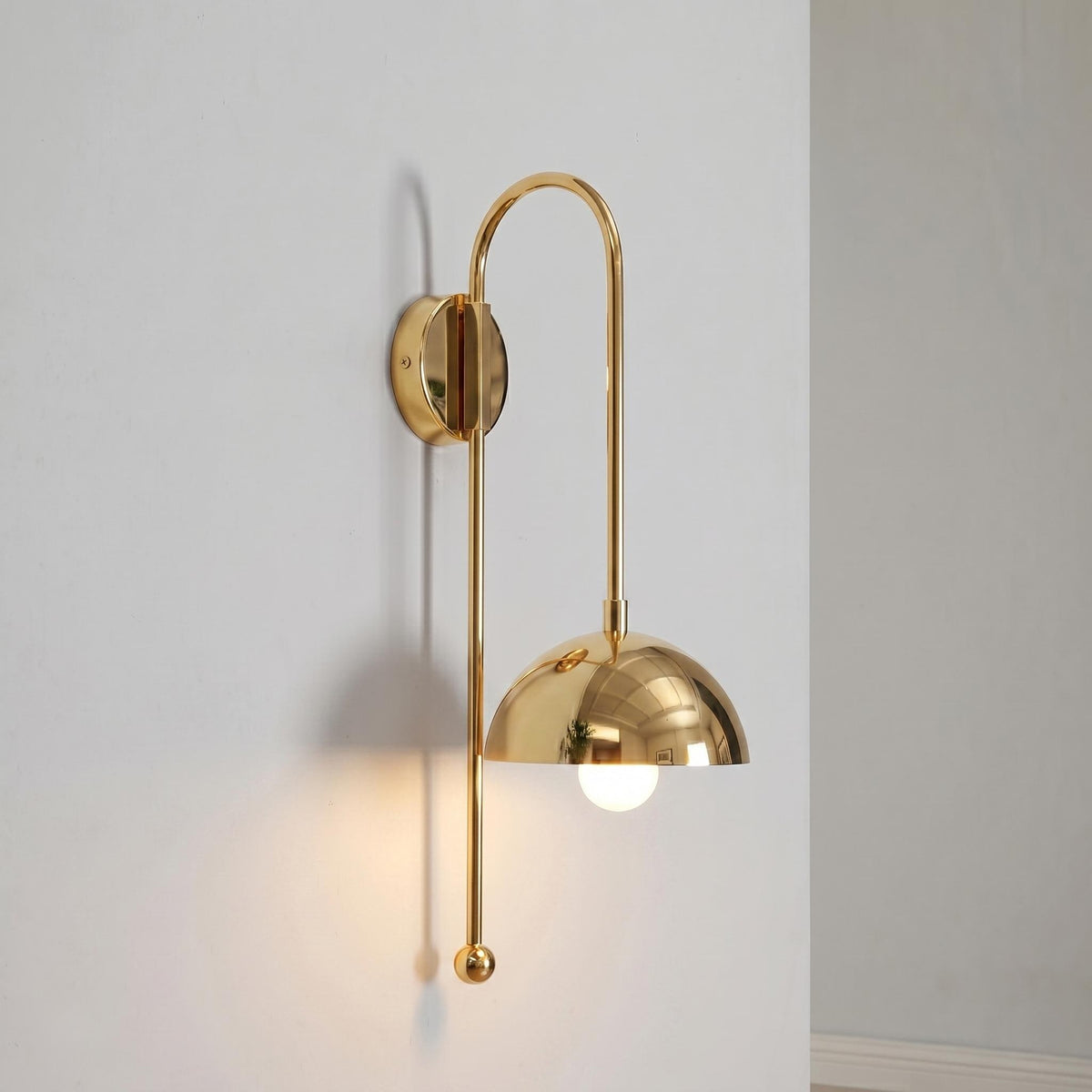 Modern Brass Wall Sconce
