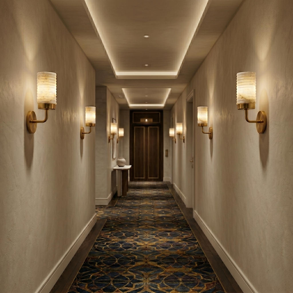 Luxury Alabaster Wall Sconce