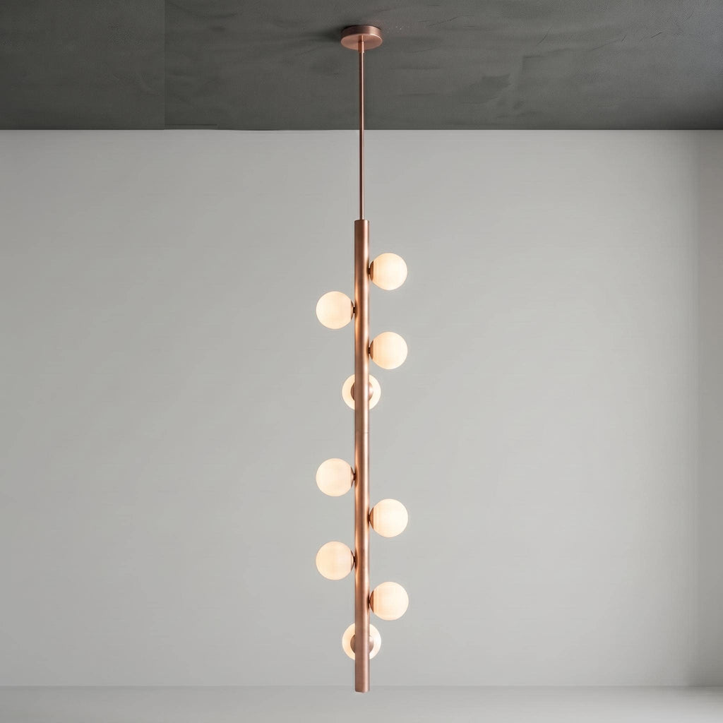 Luxury Brass Globe Chandelier
