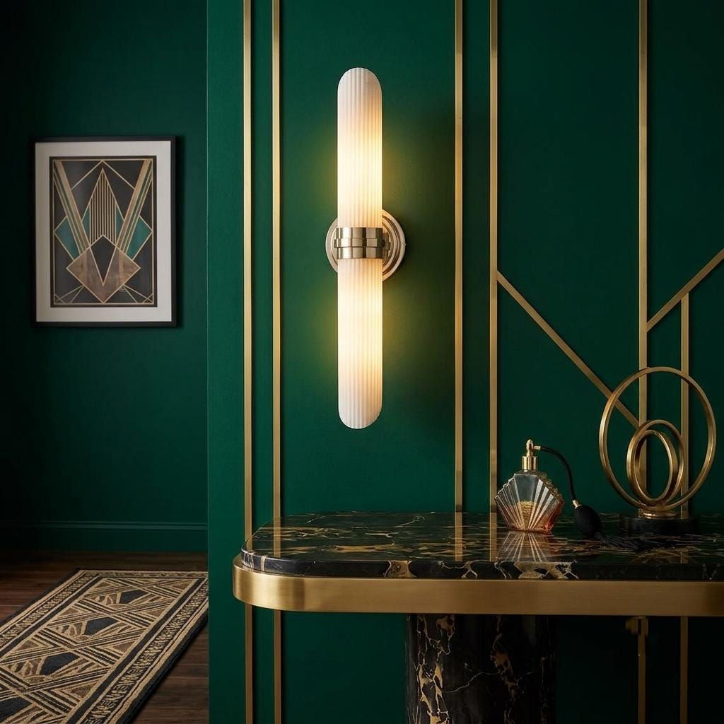 Modern Alabaster Wall Sconce, Fluted Stone Wall Light, Luxury Alabaster Lamp, Contemporary Bathroom Vanity Light, Handmade Sconce