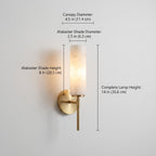 Alabaster Wall Sconce