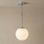 Brass Globe Pendant Light