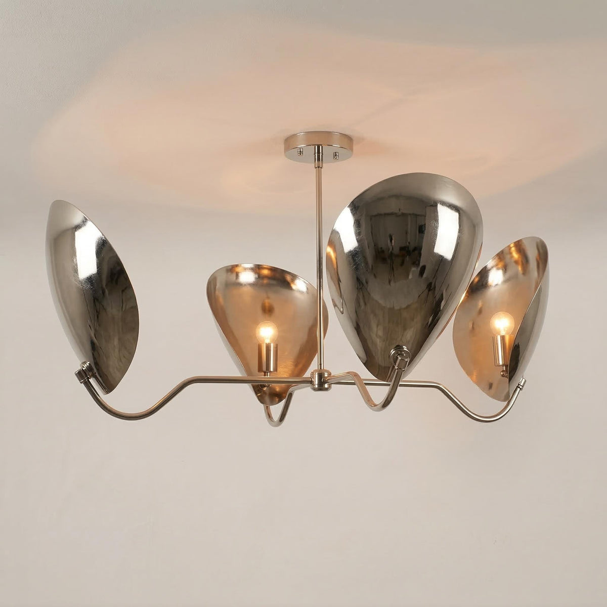 Mid Century Modern Lily Chandelier