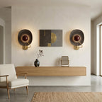 Brass Halo Sconce