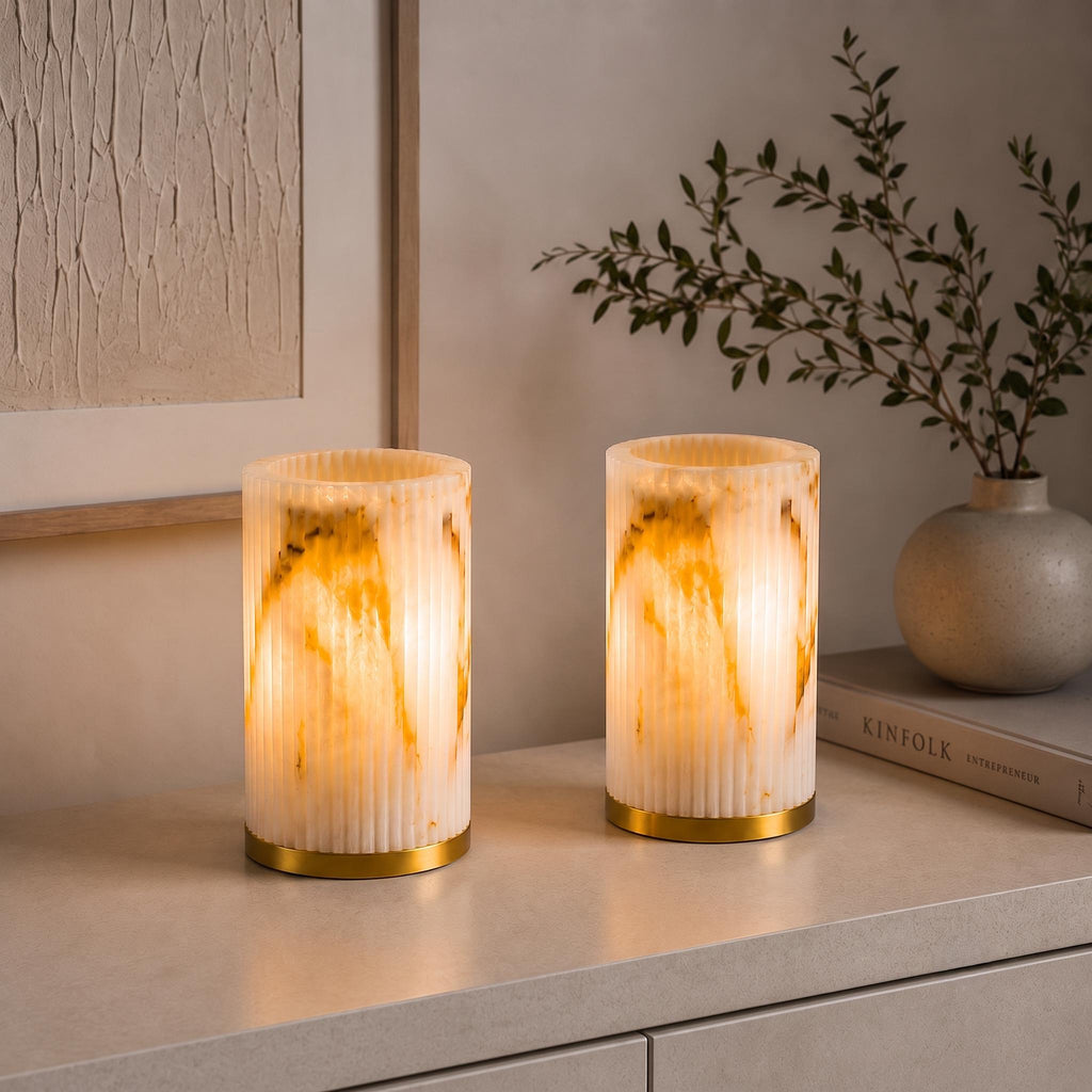 Modern Alabaster Table Lamp