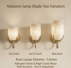Alabaster Wall Sconce