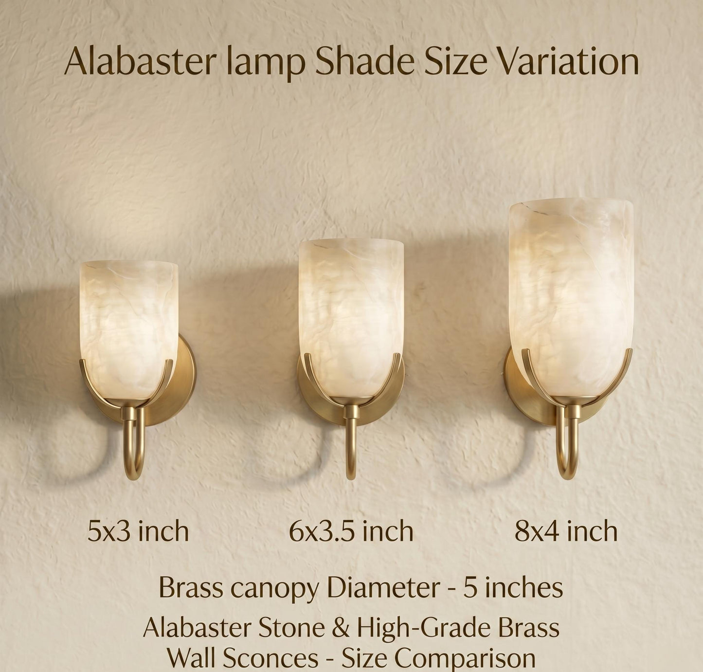 Alabaster Wall Sconce, Brass Wall Lamp, Modern Wall Light, Natural Stone Sconce, Bathroom Vanity Light, Luxury Bedroom Lighting Fixture