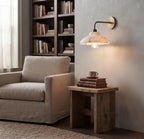 Natural Alabaster Wall Sconce