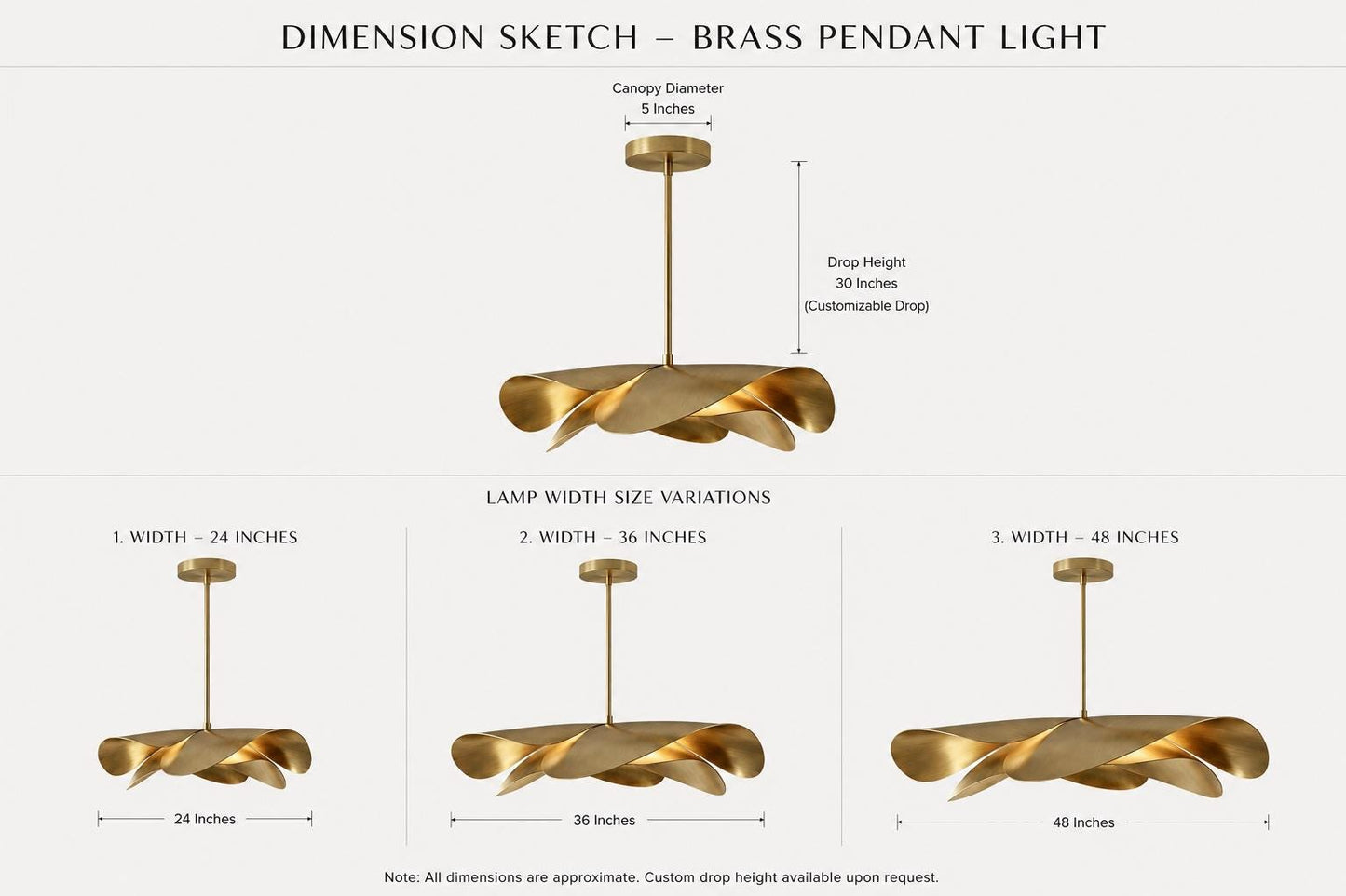 Modern Sculptural Brass Pendant Light, Artistic Brass Chandelier, Organic Leaf Ceiling Light, Designer Dining Room Pendant