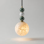 Alabaster Globe Pendant Light