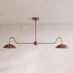 Solid Brass Linear Chandelier