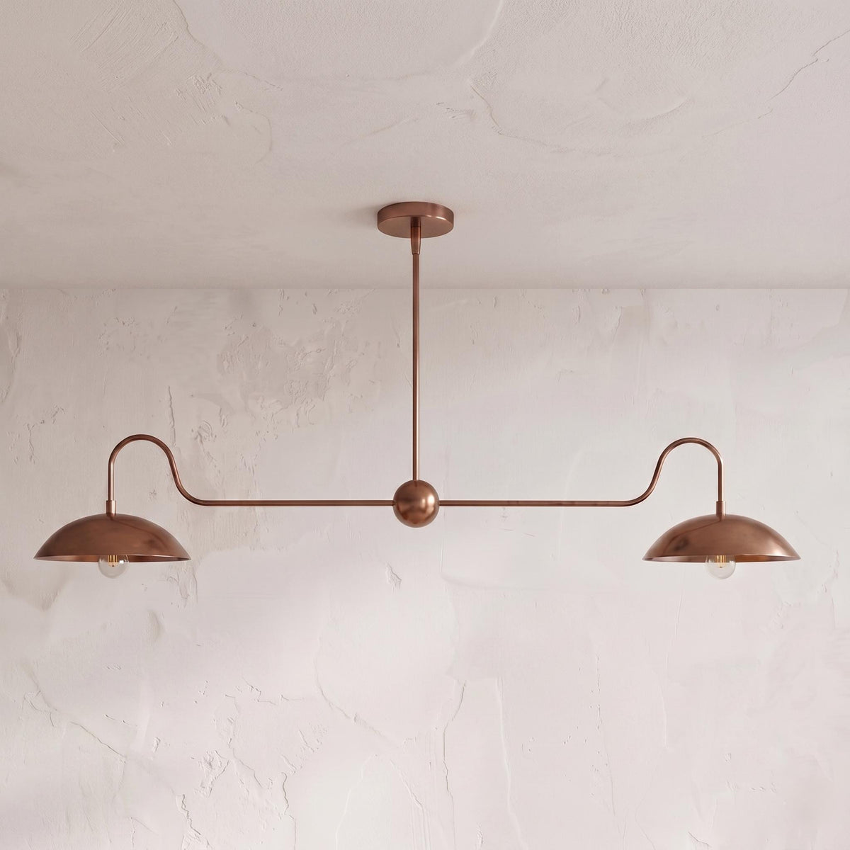 Solid Brass Linear Chandelier