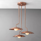 Modern Brass 3 Light Chandelier